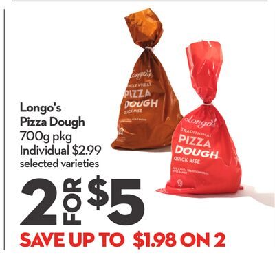 Longo's Pizza Dough from Longo's