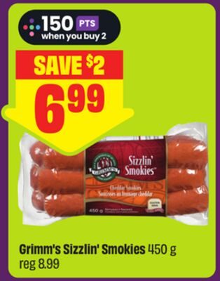 Grimm's Sizzlin' Smokies from FreshCo