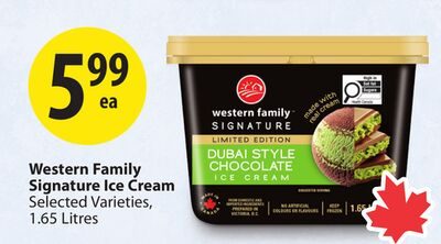 Western Family Signature Ice Cream from Save-On-Foods