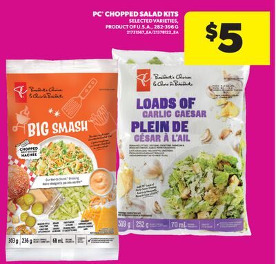 PC® CHOPPED SALAD KITS from Real Canadian Superstore