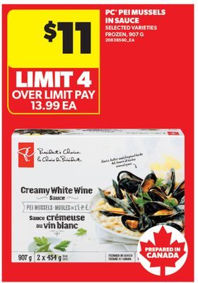 PC® PEI MUSSELS IN SAUCE from Real Canadian Superstore