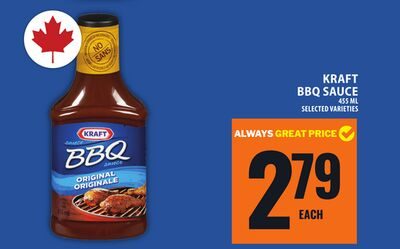 KRAFT BBQ SAUCE from Food Basics