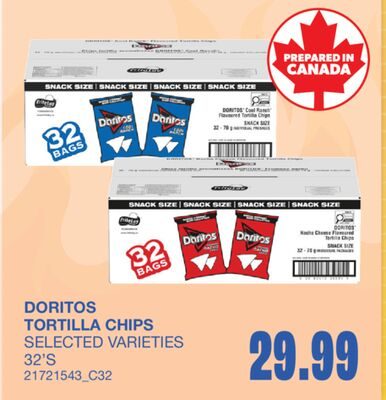 TORTILLA CHIPS, 32'S from Wholesale Club
