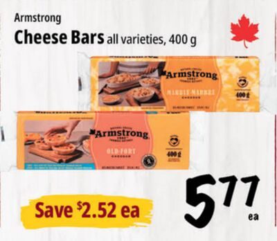 Armstrong Cheese Bars from Farm Boy