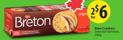 Dare Crackers from Save-On-Foods