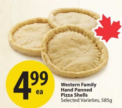Western Family Hand Panned Pizza Shells from Save-On-Foods