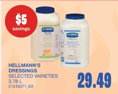 DRESSINGS from Wholesale Club
