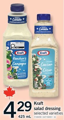 KRAFT SALAD DRESSING from Fortinos
