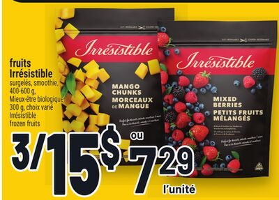 FRUITS IRRÉSISTIBLE | IRRÉSISTIBLE FROZEN FRUITS from Metro