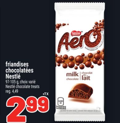 FRIANDISES CHOCOLATÉES NESTLÉ | NESTLÉ CHOCOLATE TREATS from Metro
