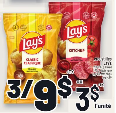 CROUSTILLES LAY'S | LAY'S POTATO CHIPS from Metro