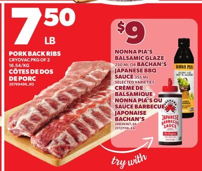 PORK BACK RIBS from Your Independent Grocer
