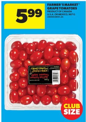 FARMER'S MARKET™ GRAPE TOMATOES from Real Canadian Superstore