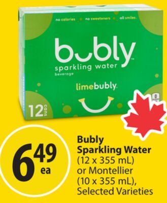 Bubly Sparkling Water from Save-On-Foods