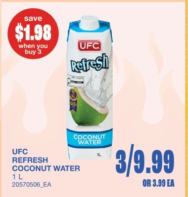 REFRESH COCONUT WATER from Wholesale Club