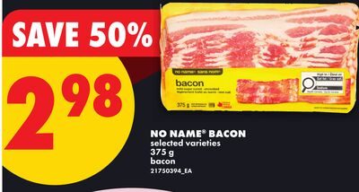 NO NAME® BACON from No Frills