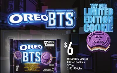 OREO BTS LIMITED EDITION COOKIES from Loblaws