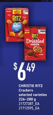 CHRISTIE RITZ CRACKERS from Your Independent Grocer
