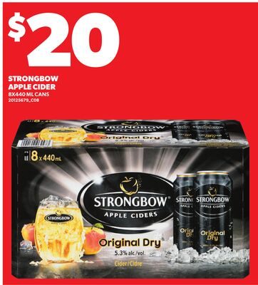 STRONGBOW APPLE CIDER, 8X440 ML CANS from Zehrs
