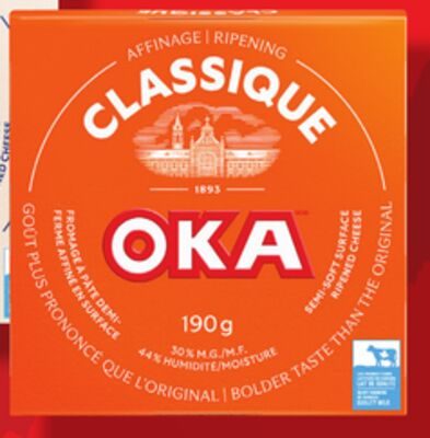 OKA OR MONSIEUR GUSTAV CHEESE from Metro