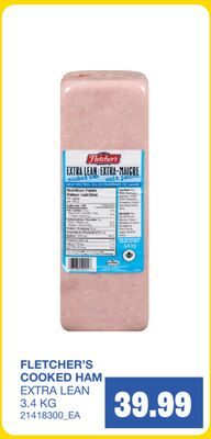 COOKED HAM EXTRA LEAN from Wholesale Club