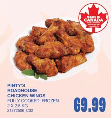 ROADHOUSE CHICKEN WINGS, 2 X from Wholesale Club