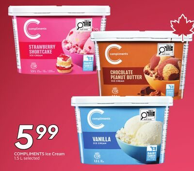 COMPLIMENTS Ice Cream from Safeway