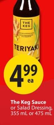 The Keg Sauce or Salad Dressing from Save-On-Foods