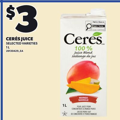 CERÉS JUICE from Your Independent Grocer