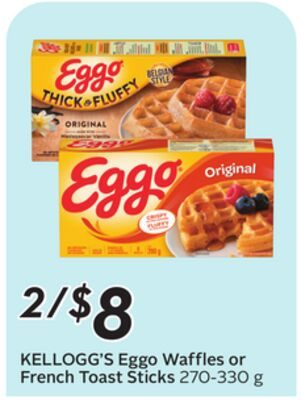 KELLOGG'S Eggo Waffles or French Toast Sticks from Safeway