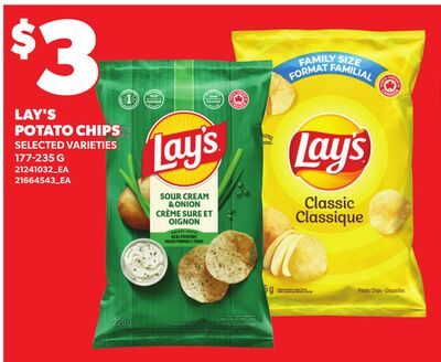 LAY'S POTATO CHIPS from Your Independent Grocer