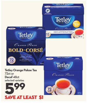 Tetley Orange Pekoe Tea from Longo's