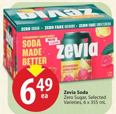 Zevia Soda from Save-On-Foods