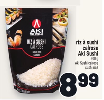 RIZ À SUSHI CALROSE AKI SUSHI | AKI SUSHI CALROSE SUSHI RICE from Metro