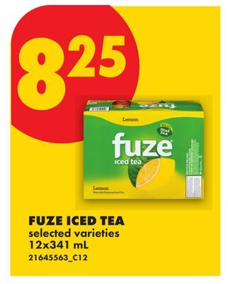 FUZE ICED TEA, 12x341 ML from No Frills