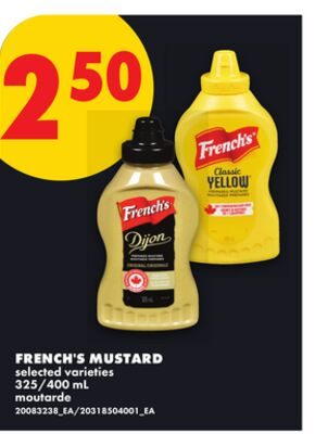 FRENCH'S MUSTARD from No Frills
