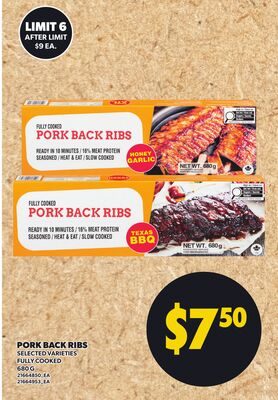 PORK BACK RIBS from Your Independent Grocer