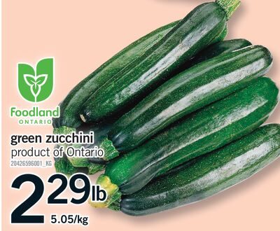GREEN ZUCCHINI from Fortinos
