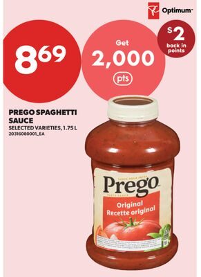 PREGO SPAGHETTI SAUCE from Real Canadian Superstore