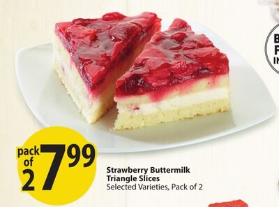 Strawberry Buttermilk Triangle Slices from Save-On-Foods