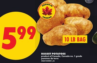 RUSSET POTATOES, BAG from No Frills