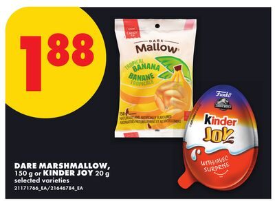 DARE MARSHMALLOW, OR KINDER JOY from No Frills