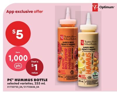 PC® HUMMUS BOTTLE from No Frills