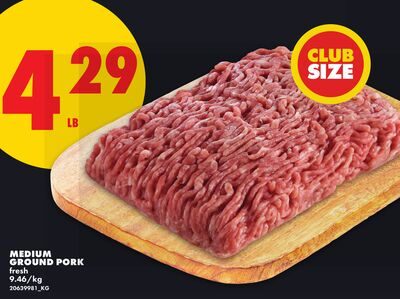 MEDIUM GROUND PORK from No Frills