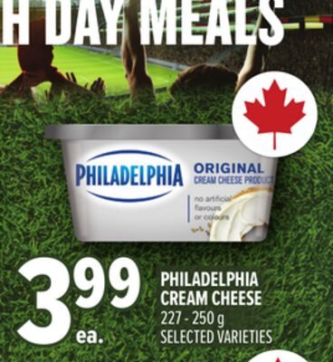 PHILADELPHIA CREAM CHEESE from Metro