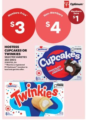 HOSTESS CUPCAKES OR TWINKIES from Real Canadian Superstore