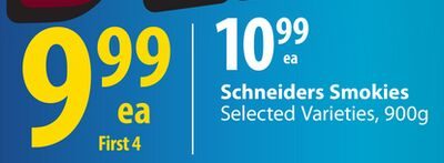 Schneiders Smokies from Save-On-Foods