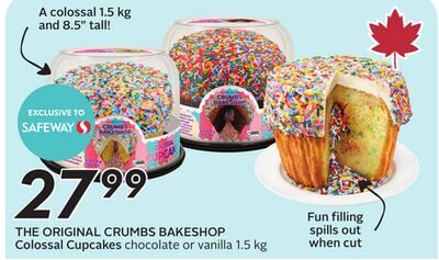 THE ORIGINAL CRUMBS BAKESHOP Colossal Cupcakes from Safeway