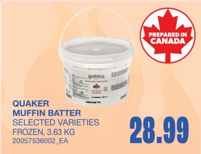 MUFFIN BATTER from Wholesale Club