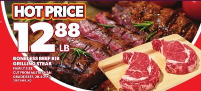 BONELESS BEEF RIB GRILLING STEAK from Loblaws